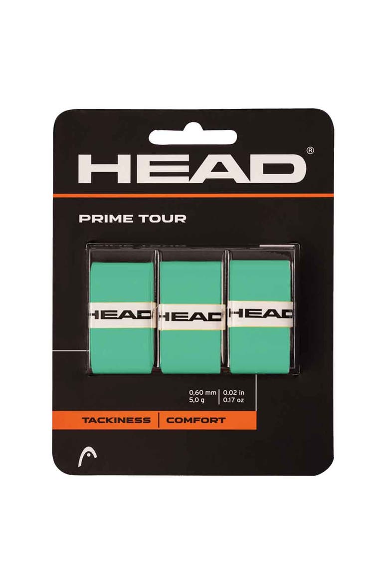 Prime Tour 3 Pack Overgrip, Main, color, Mint