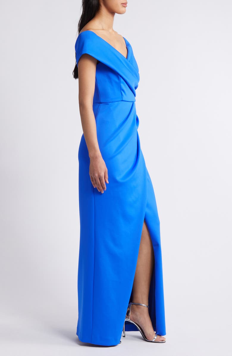 Black Halo Prisma Off the Shoulder Gown, Alternate, color,