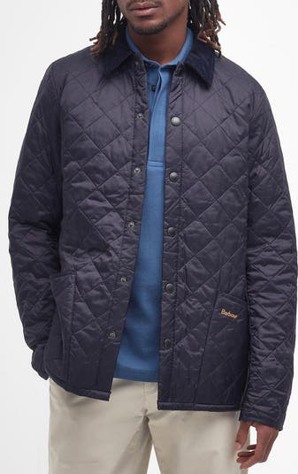 Barbour Heritage Liddesdale Quilt Jacket in Navy Blue with