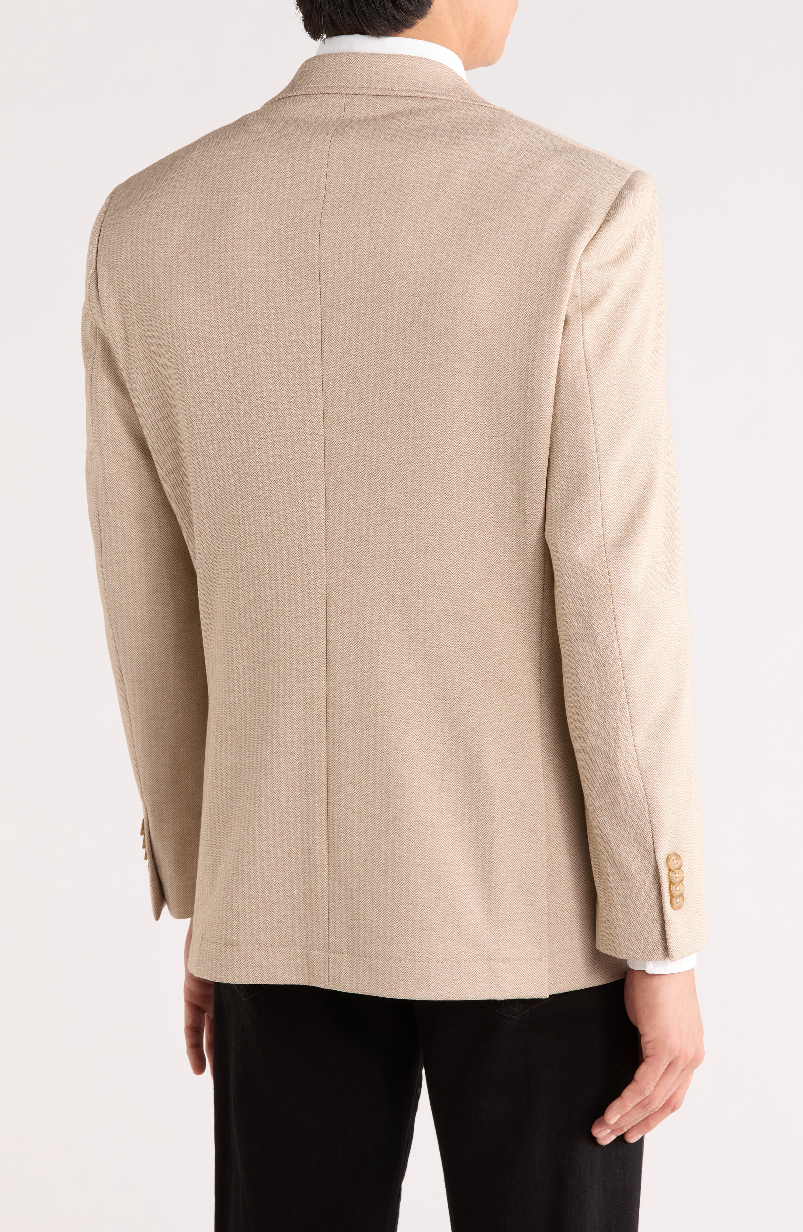 Herringbone Knit Sport Coat - image 4