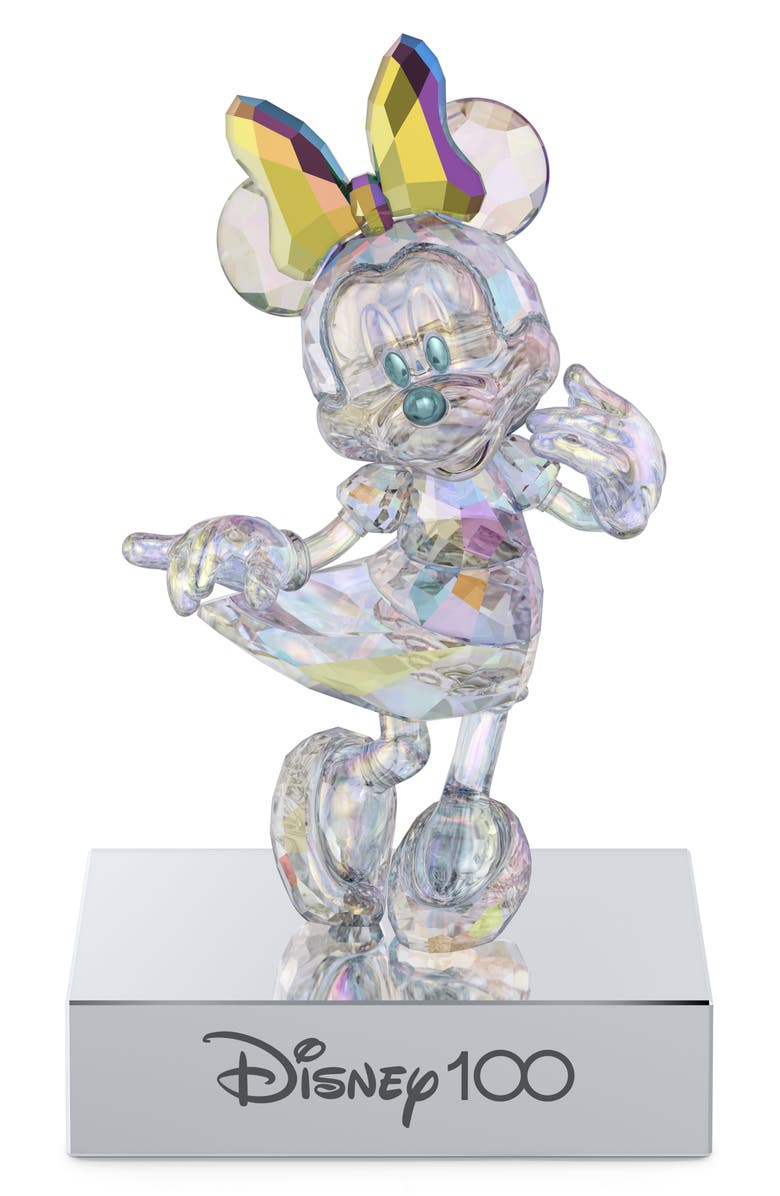 Swarovski x Disney<sup>®</sup> 100 Minnie Mouse Figurine, Main, color,