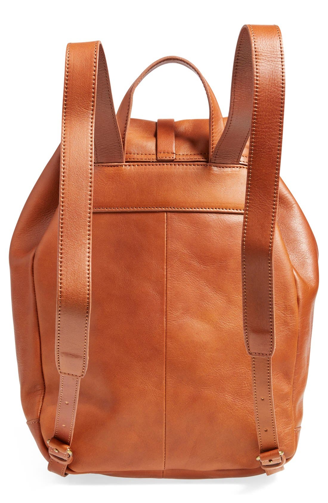 'The Transport' Leather Rucksack, Alternate, color, ENGLISH SADDLE