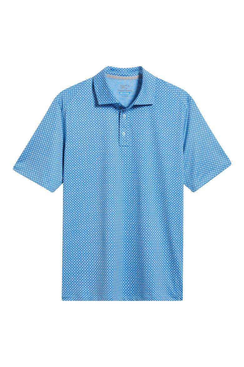 XC4® + Cool Degree™ Geo Print Performance Golf Polo, Alternate, color, GEO CIRCLE/BLUE