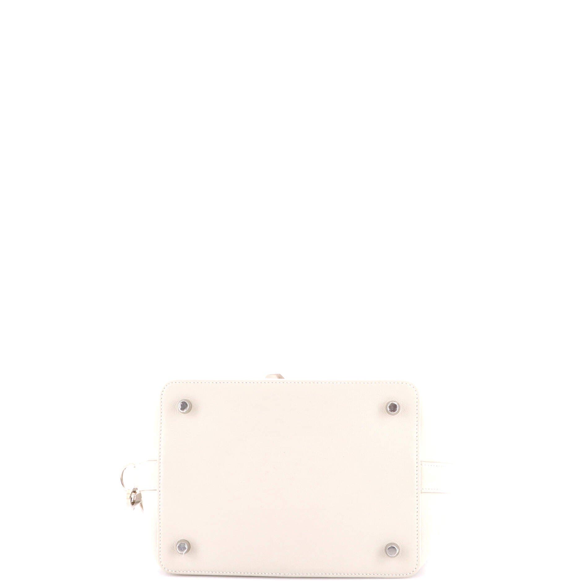 Pre-Owned Hermes Toolbox Bag Swift 20, Alternate, color, Craie