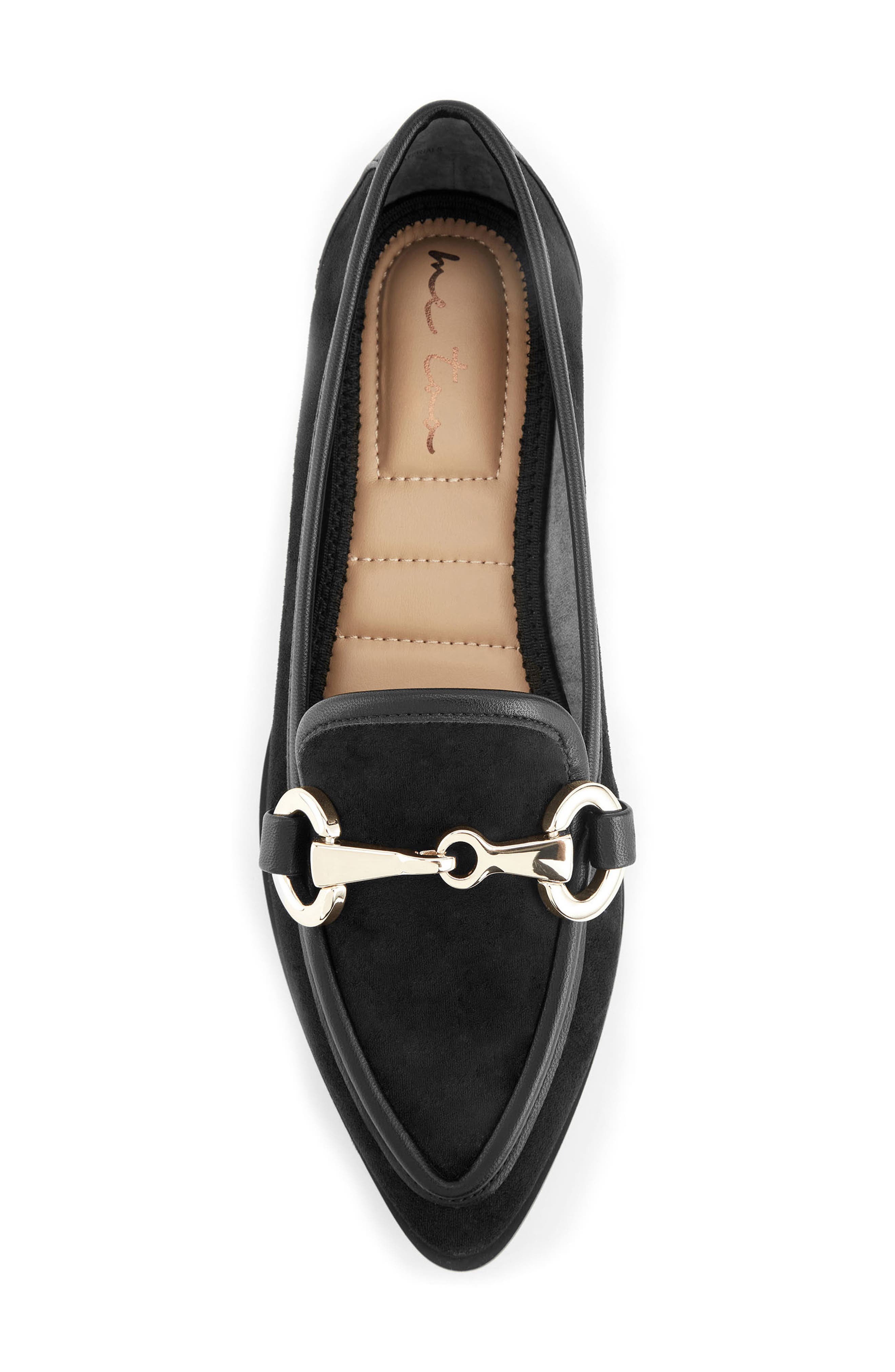 Kadie Bit Loafer, Alternate, color, BLACK