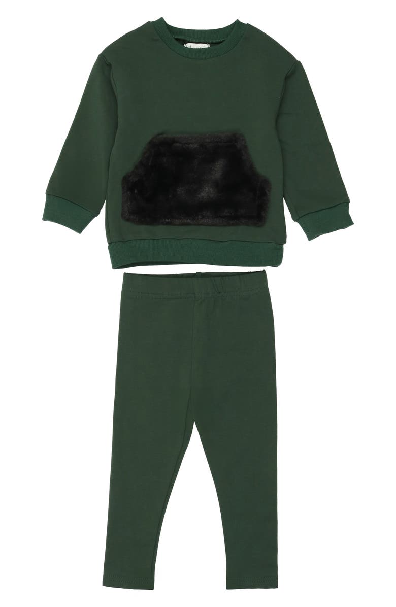Manière Kids' Couture Sweatshirt & Pants Set, Main, color, 