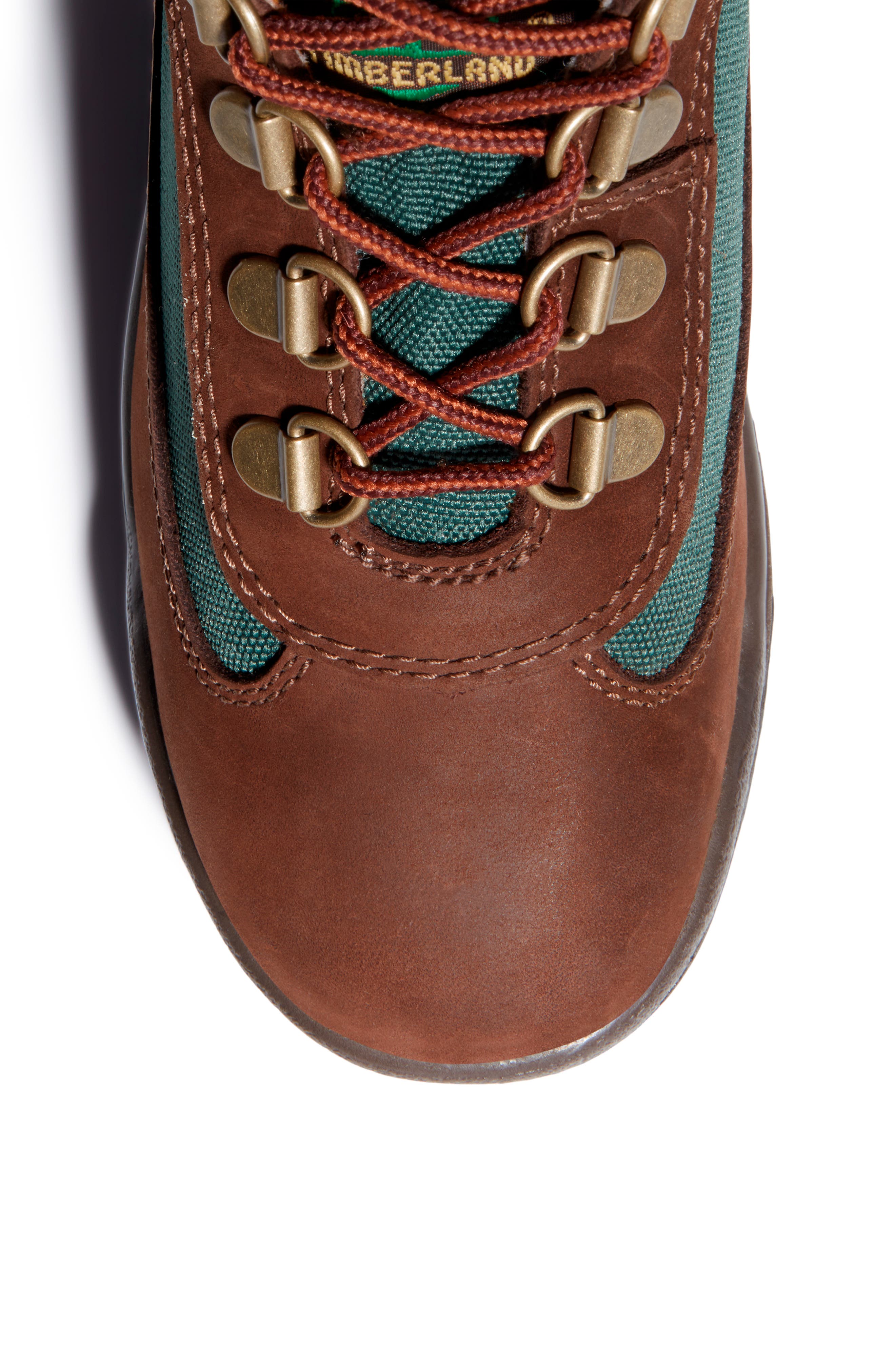 Timberland Kids' Field Mixed Media Boot, Alternate, color, Dark Brown