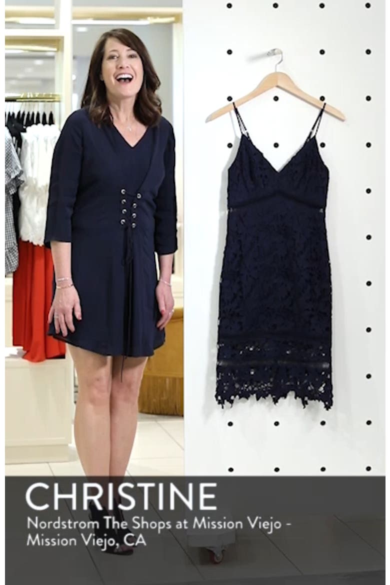 ASTR Lace Bodycon Dress video