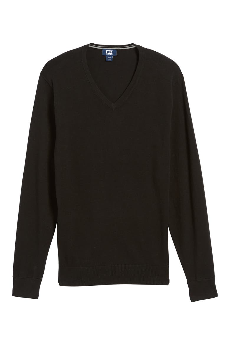 Lakemont V-Neck Sweater, Alternate, color, BLACK