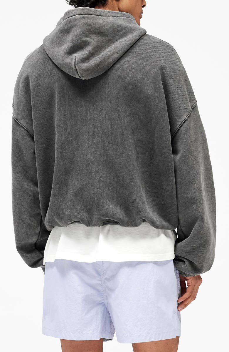 Represent Pegasus Graphic Zip Hoodie, Alternate, color, Vintage Grey