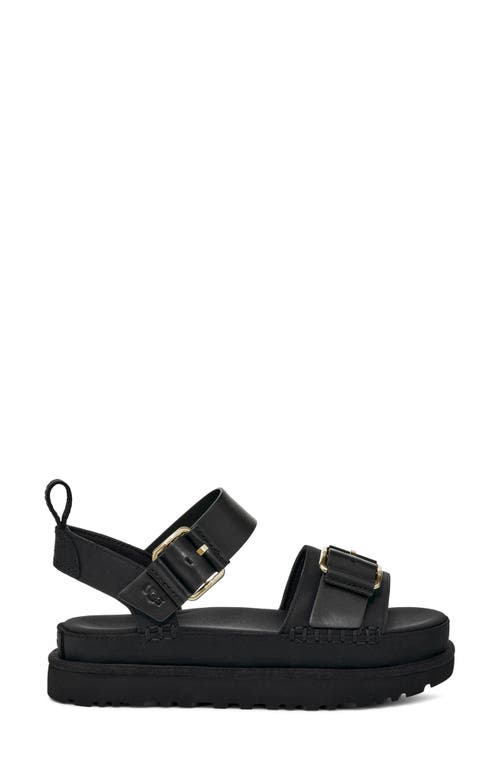 Shop Ugg(r) Goldenstar Villa Platform Sandal In Black