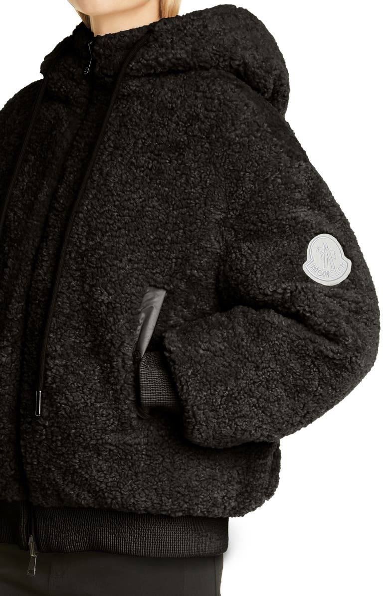 Moncler Ilet Reversible Faux Shearling Puffer Jacket, Alternate, color, 