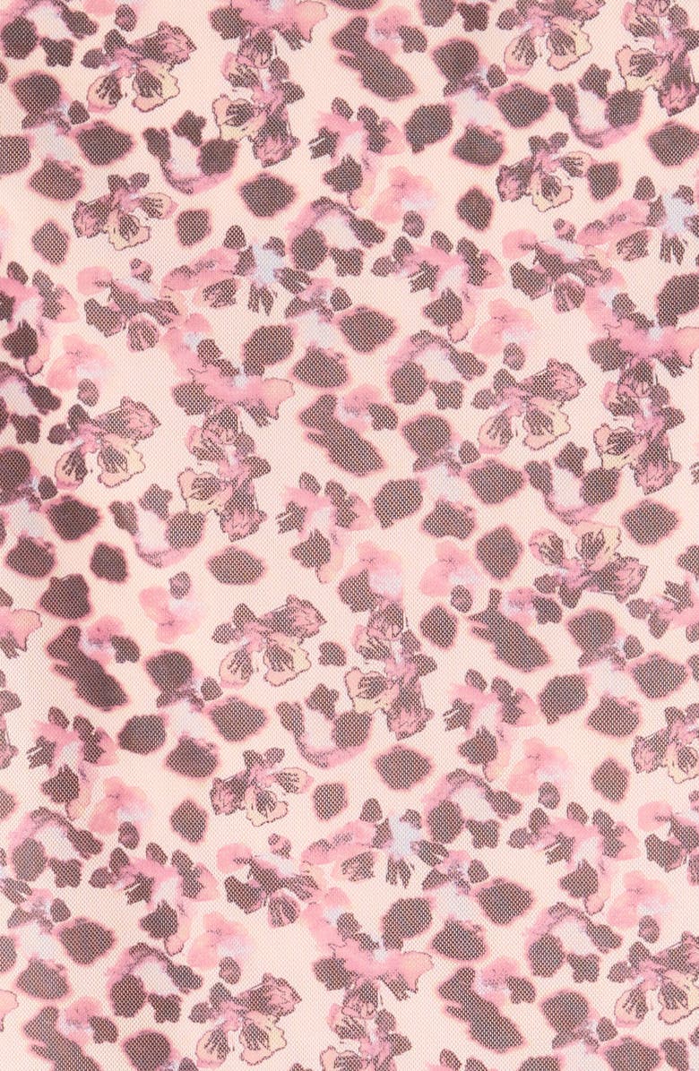 Love, Fire Kids' Ruffle Asymmetric Hem Dress, Alternate, color, Pink Abstract