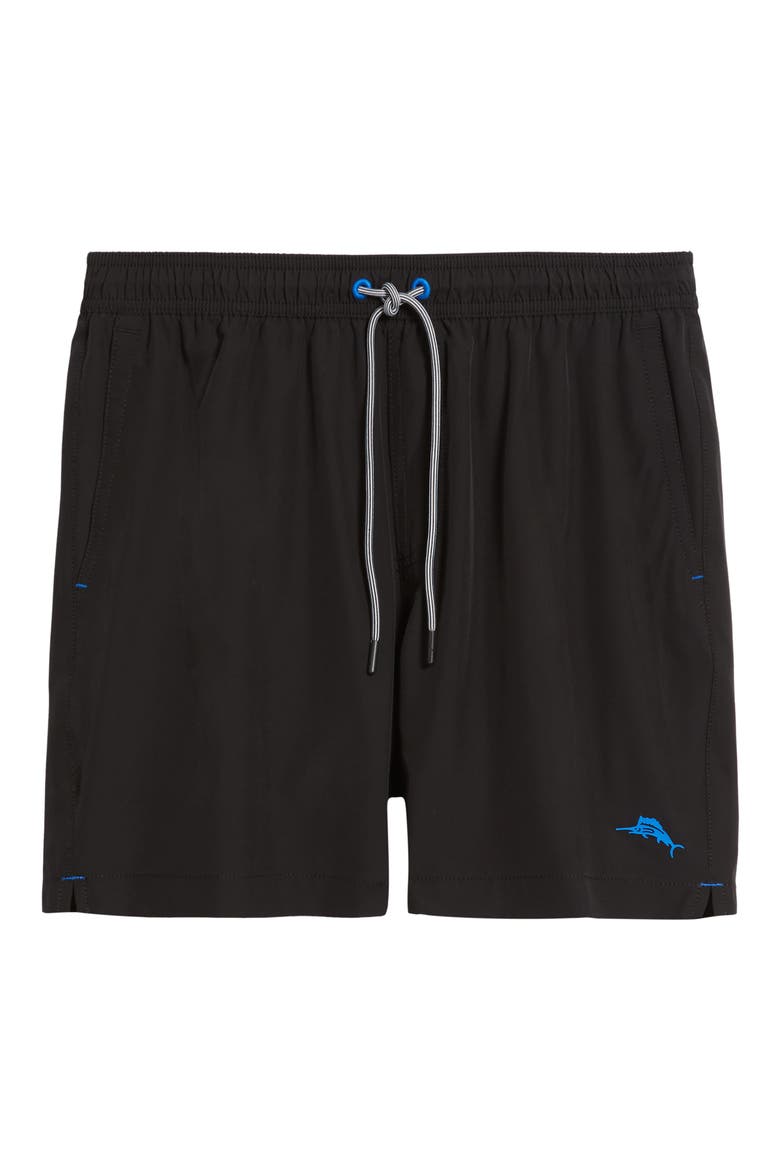 Naples Valley 5.25-Inch Swim Trunks, Alternate, color, BLACK