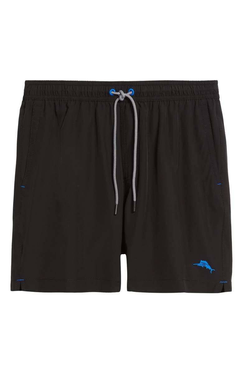 Tommy Bahama Naples Valley 5.25-Inch Swim Trunks, Alternate, color, Black