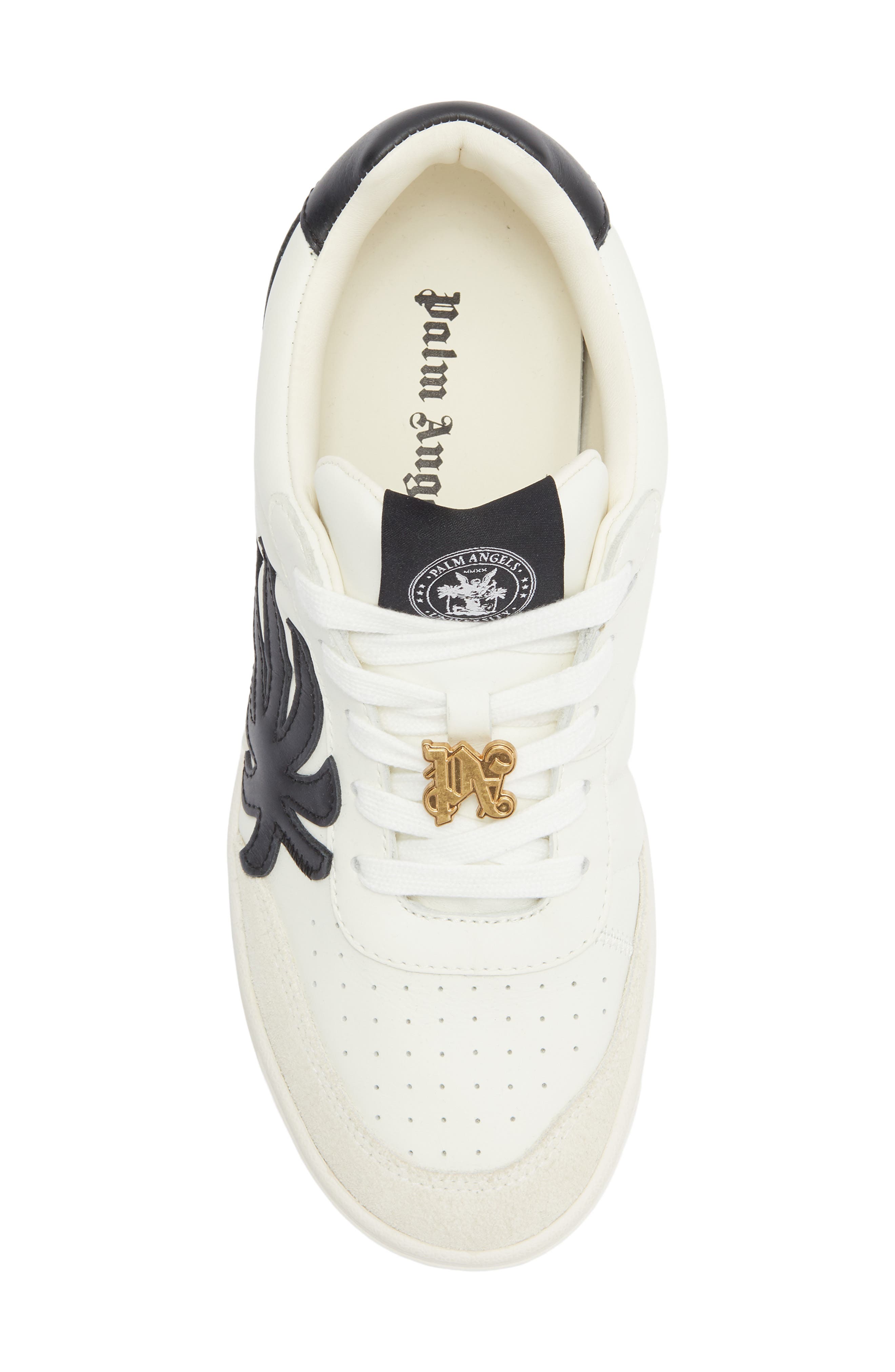 Palm Angels Palm Beach University Sneaker, Alternate, color, White Black