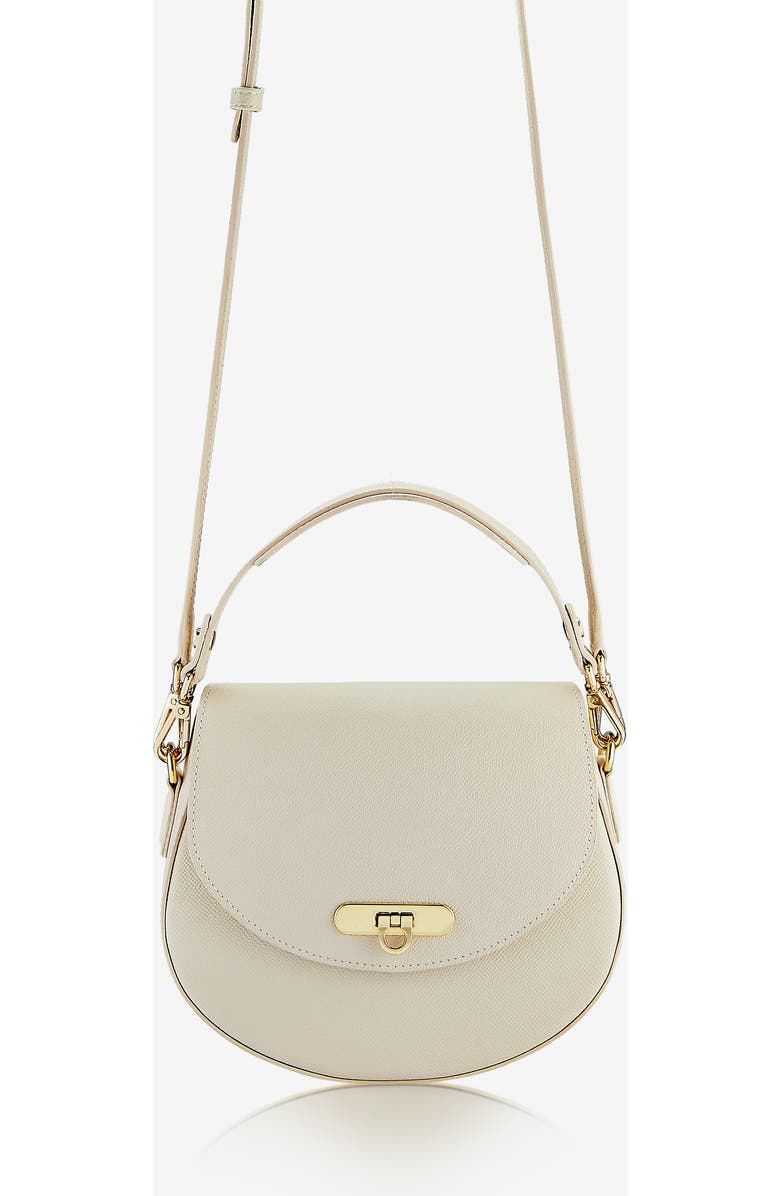 GiGi New York Sophia Saddle Bag, Alternate, color, Ivory
