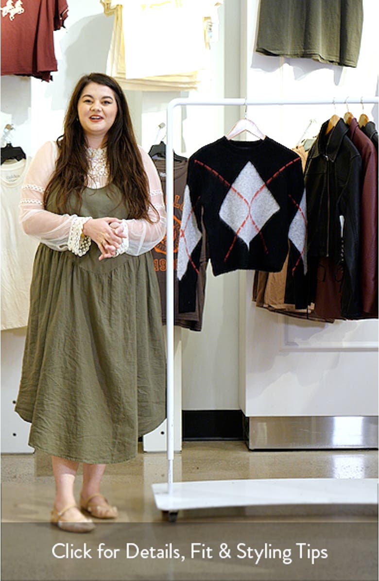 Lou Argyle Alpaca & Wool Blend Sweater, sales video thumbnail