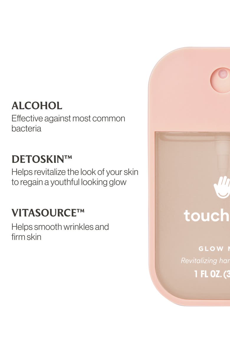 TOUCHLAND Rosewater Glow Mist Hand Sanitizer, Alternate, color, Rosewater