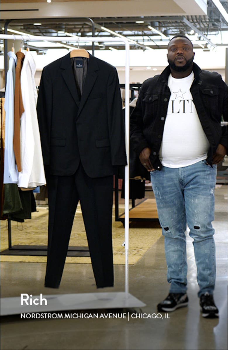 Norris Solid Wool Suit, sales video thumbnail