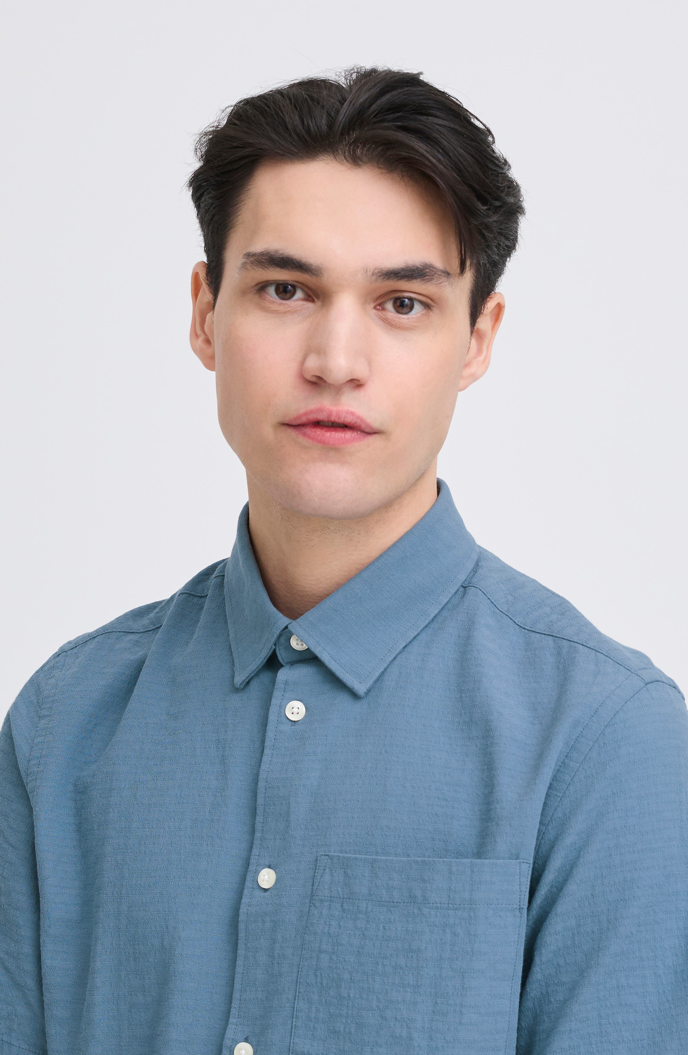 Regular Fit Short Sleeve Button-Up Shirt (Men) | Nordstrom