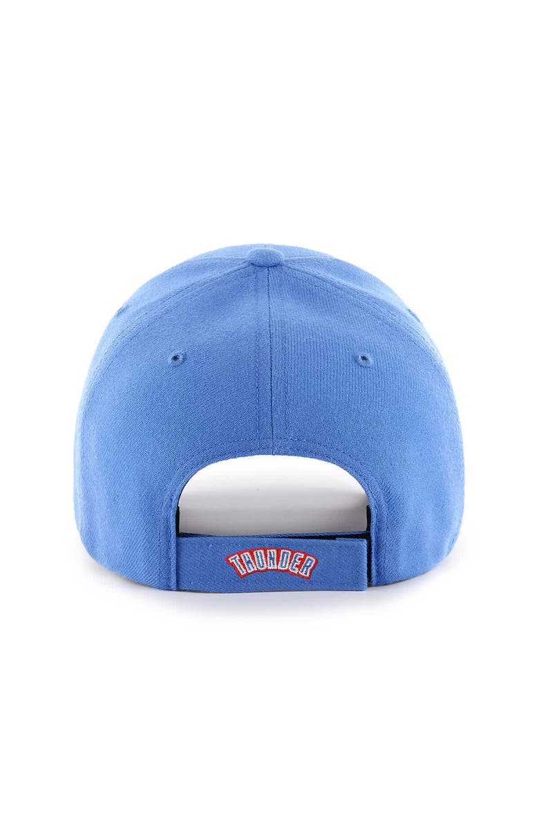 '47 Men's '47 Blue Oklahoma City Thunder Core Logo MVP Adjustable Hat, Alternate, color, Blue