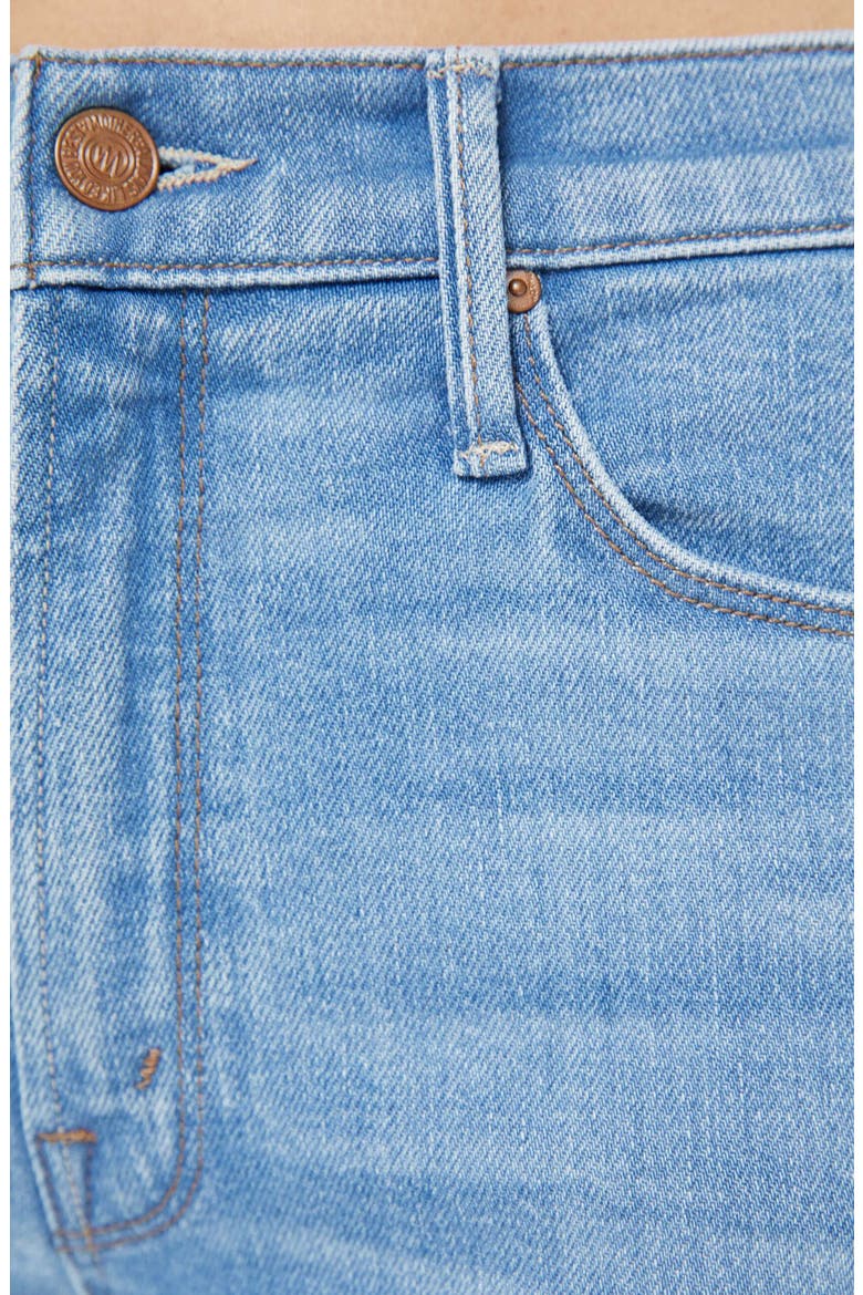The Dazzler Raw Hem Mid Rise Crop Slim Straight Leg Jeans, Alternate, color, SATISFY YOUR CRAVINGS
