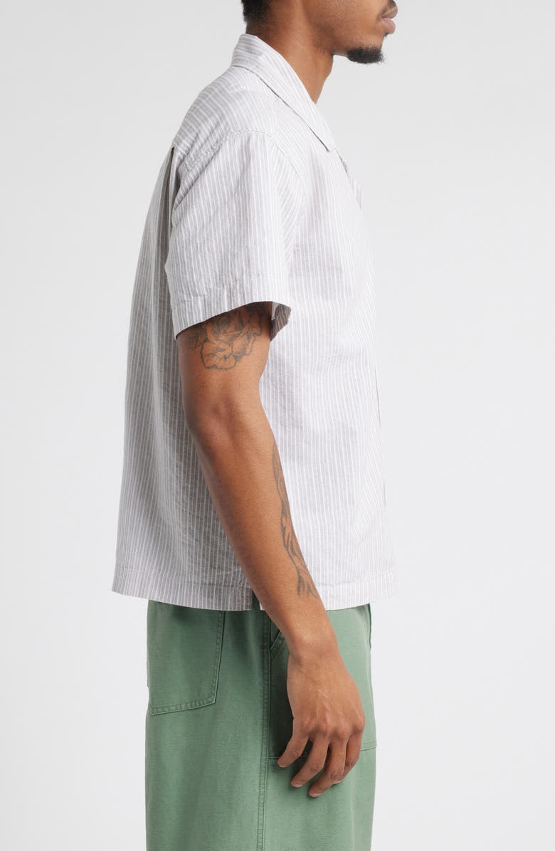 Obey Reducer Woven Cotton Camp Shirt, Alternate, color, 