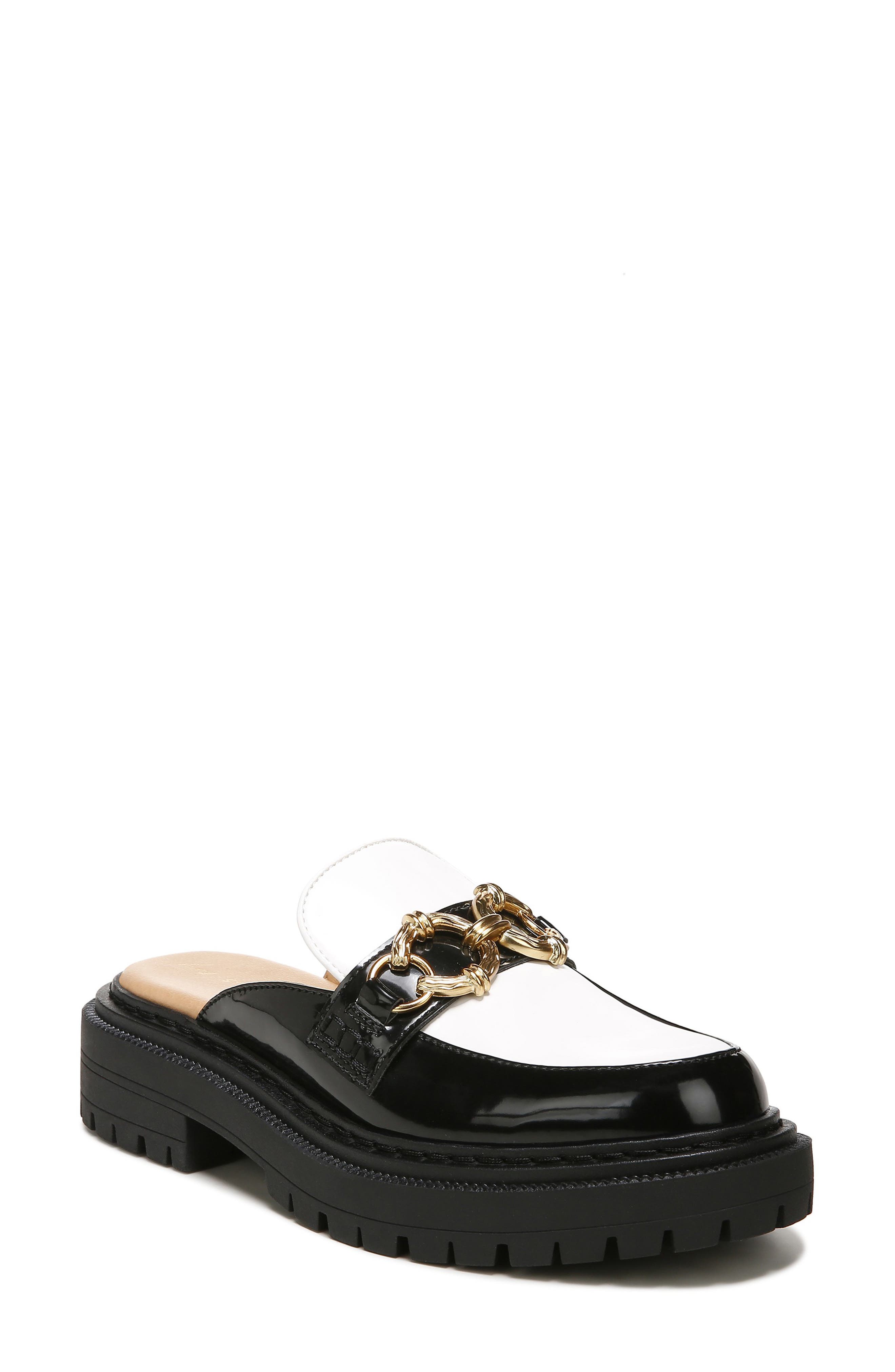 Evangeline Mule, Main, color, BLACK/ BRIGHT WHITE