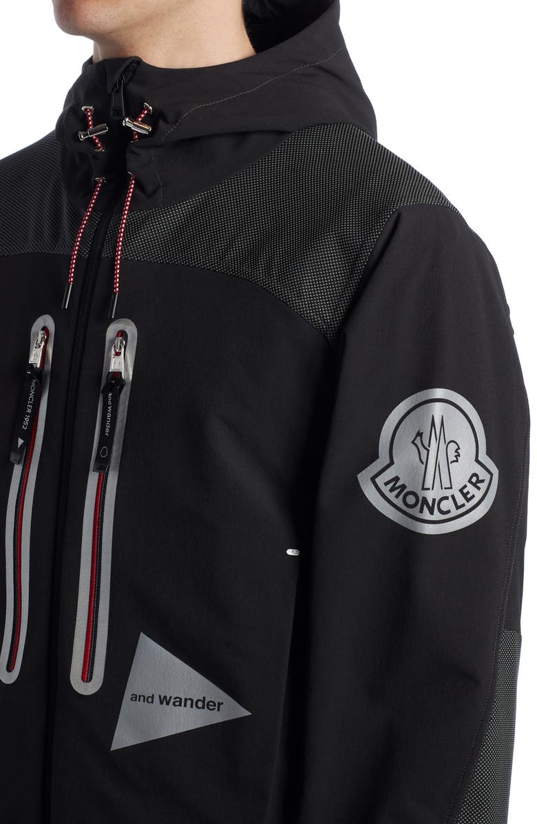 Moncler Genius 2 Moncler 1952 x and wander Itabashi Reflective Hooded Jacket, Alternate, color,