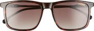 Carrera Eyewear 55mm Rectangular Sunglasses
