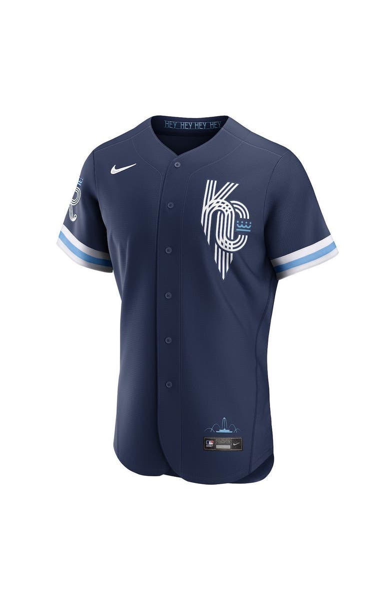 Nike Men's Nike Navy Kansas City Royals 2022 City Connect Authentic Jersey, Alternate, color, 