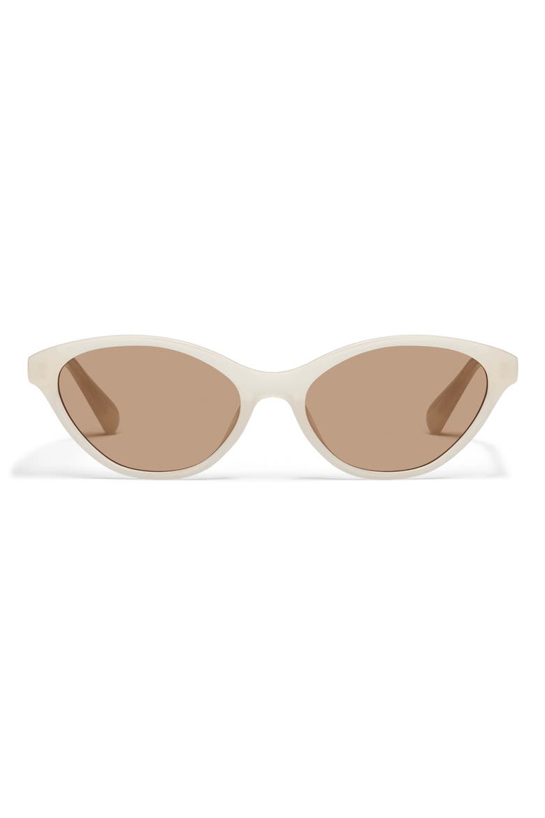Talk Nice 55mm Cat Eye Sunglasses, Main, color, BONE/TAN