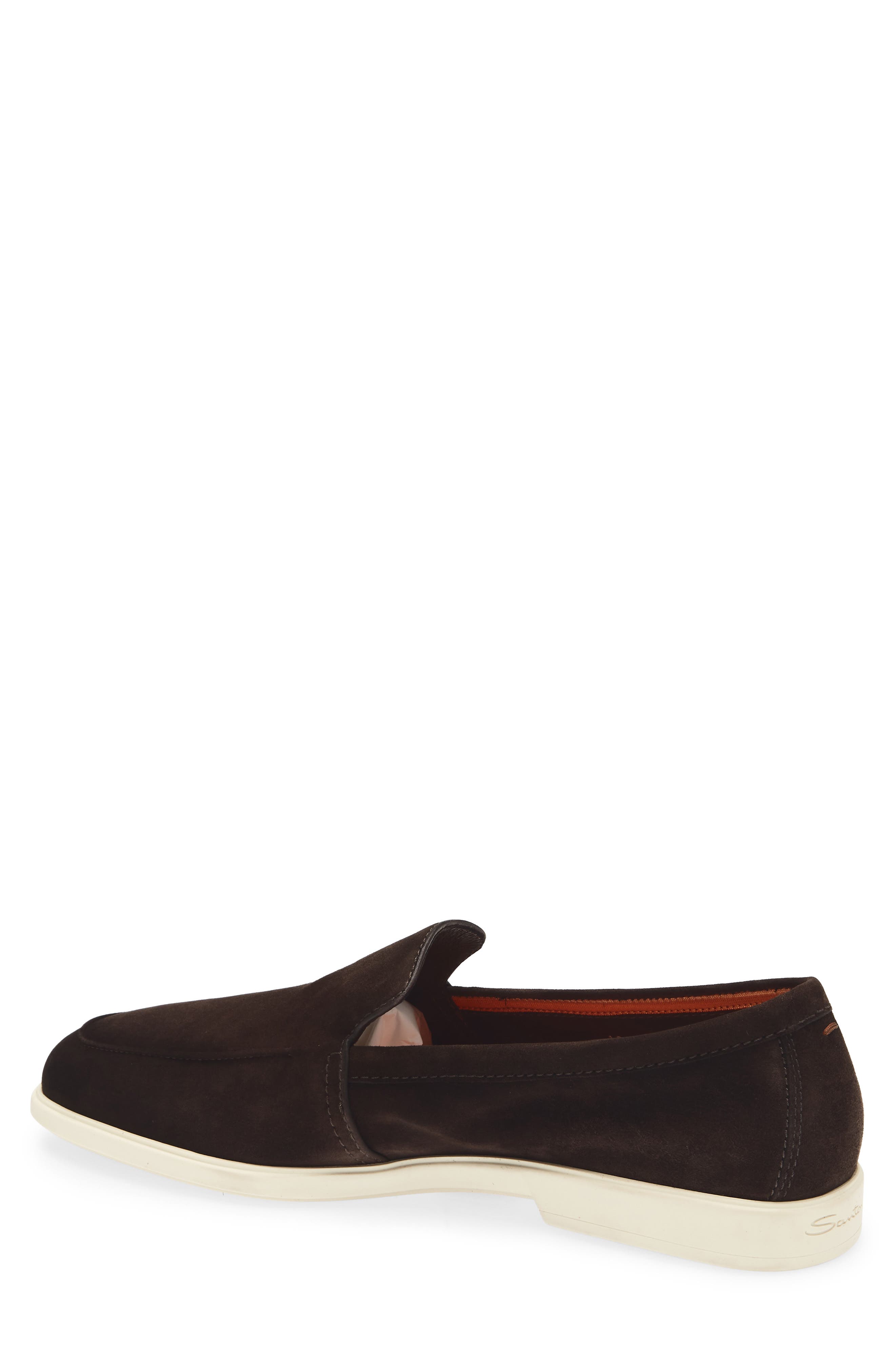 Santoni Malibu Slip-On Loafer, Alternate, color, Dark Brown