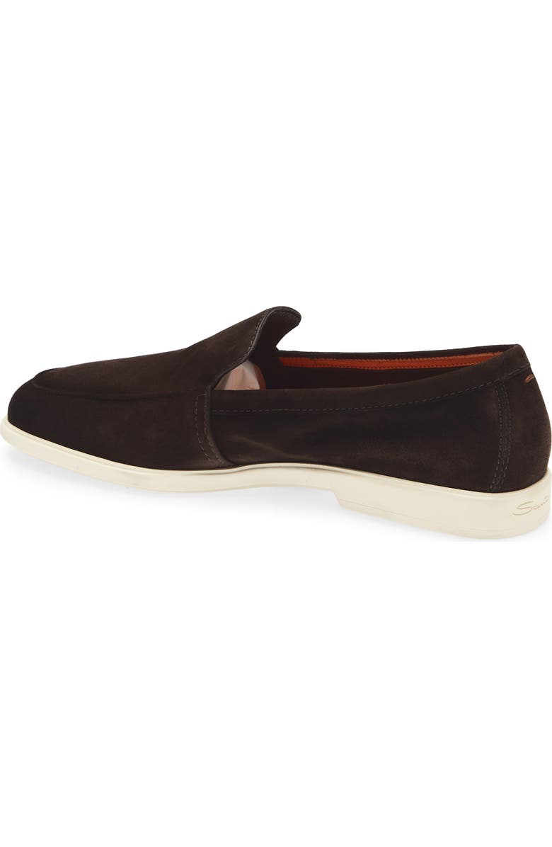 Santoni Malibu Slip-On Loafer, Alternate, color, Dark Brown