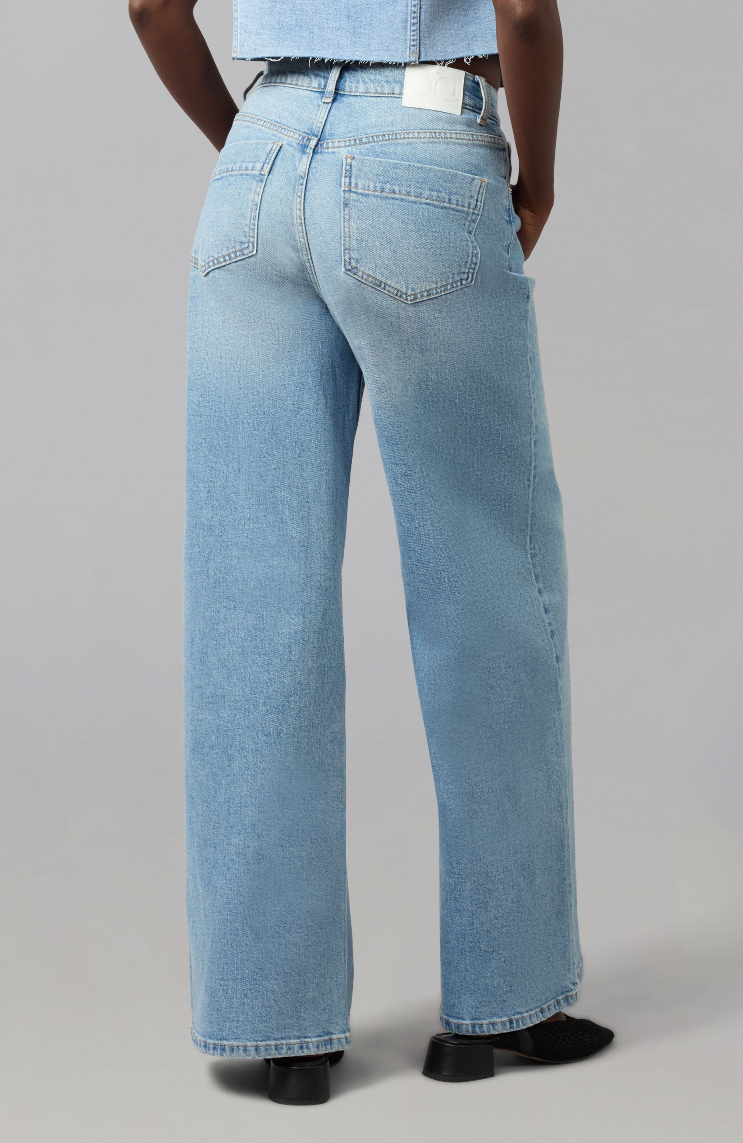 Lola Denim Milan Ultra High Rise Wide Leg Jeans (Women) | Nordstrom