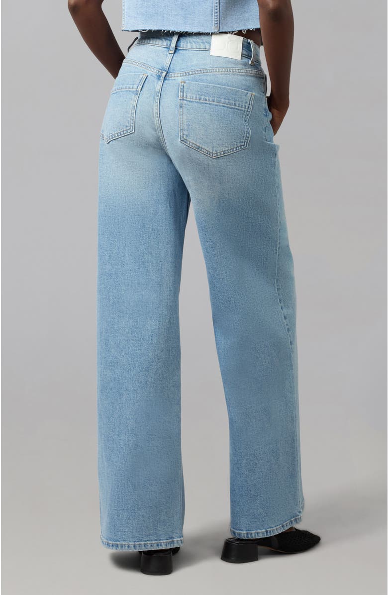 Lola Denim Milan Ultra High Rise Wide Leg Jeans, Alternate, color, Studden Whimsy Blue