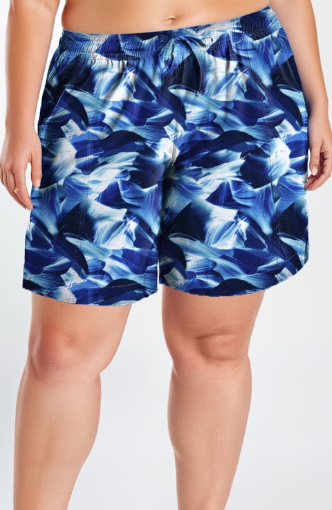 Plus Size 7" Board Shorts