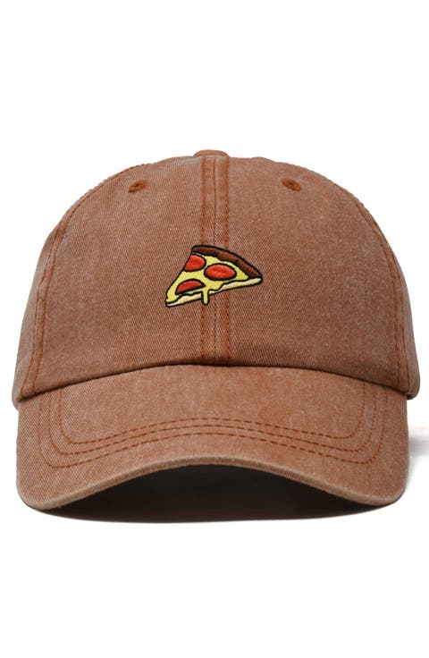 Pizza Slice Embroidered Dad Hat