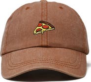 Dalix Pizza Slice Embroidered Dad Hat