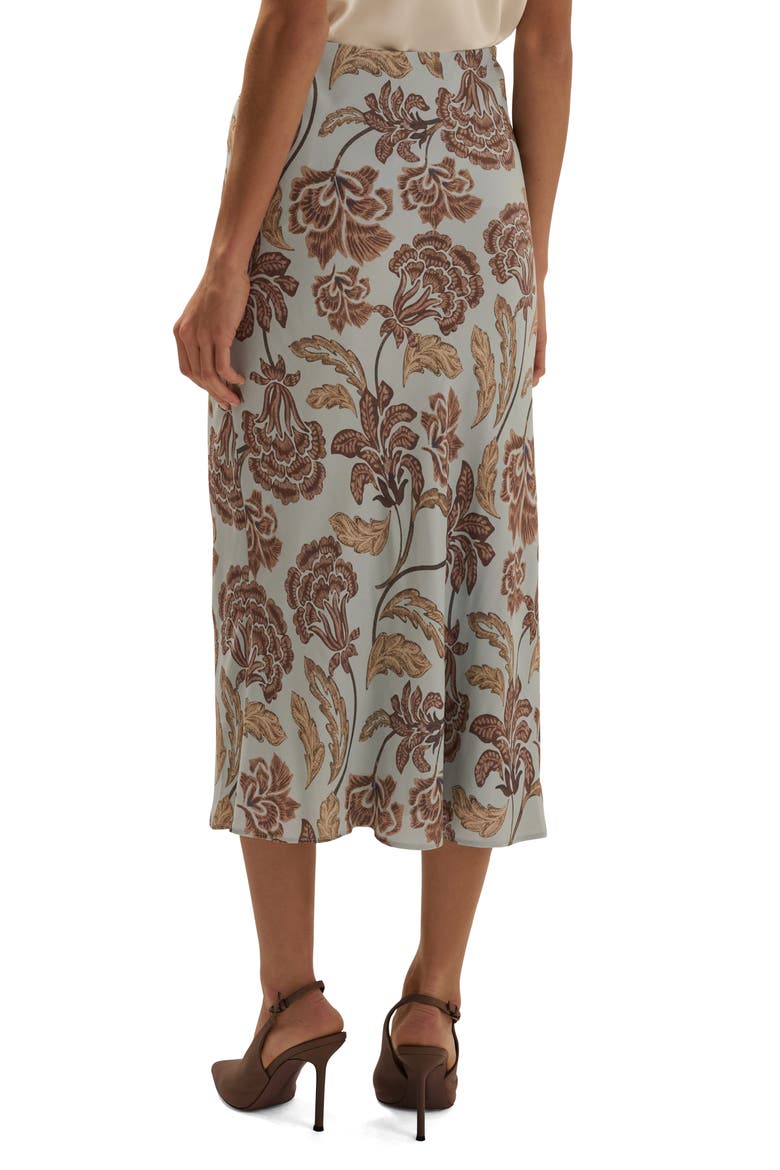 The Jojo Floral Midi Skirt, Alternate, color, SKY PAISLEY FLORAL