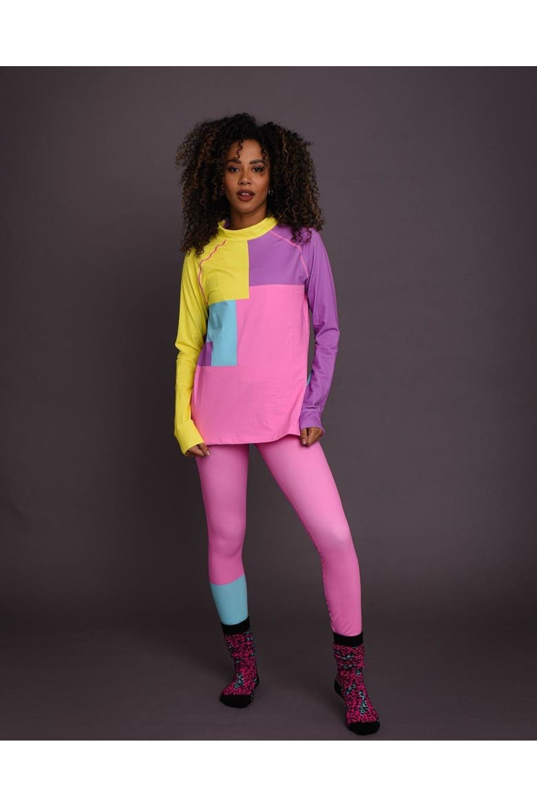 So Fetch Womens Baselayer Top, Alternate, color, multi-colour