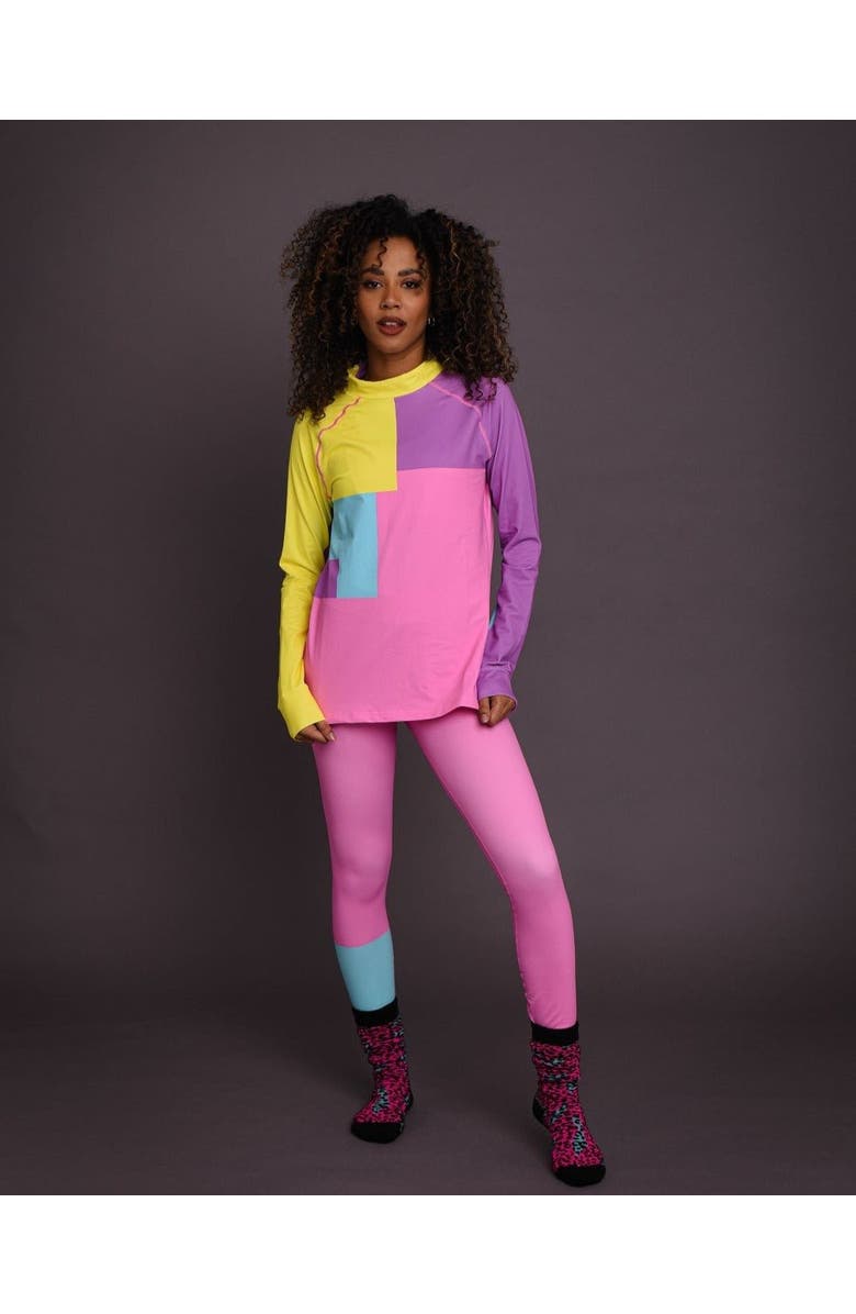 OOSC So Fetch Womens Baselayer Top, Alternate, color, Multi-Colour