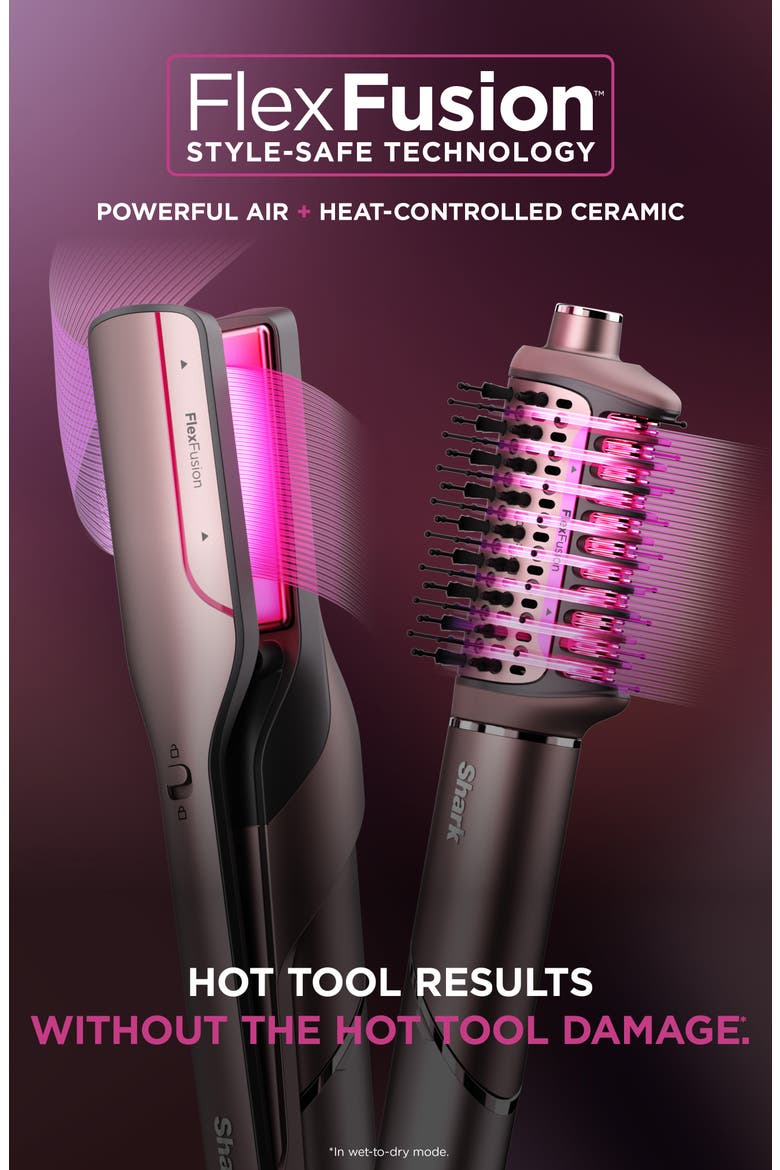 FlexFusion™ Air & Ceramic System with Air Straightener for Straight & Wavy Hair, Alternate, color, COSMIC BLUSH