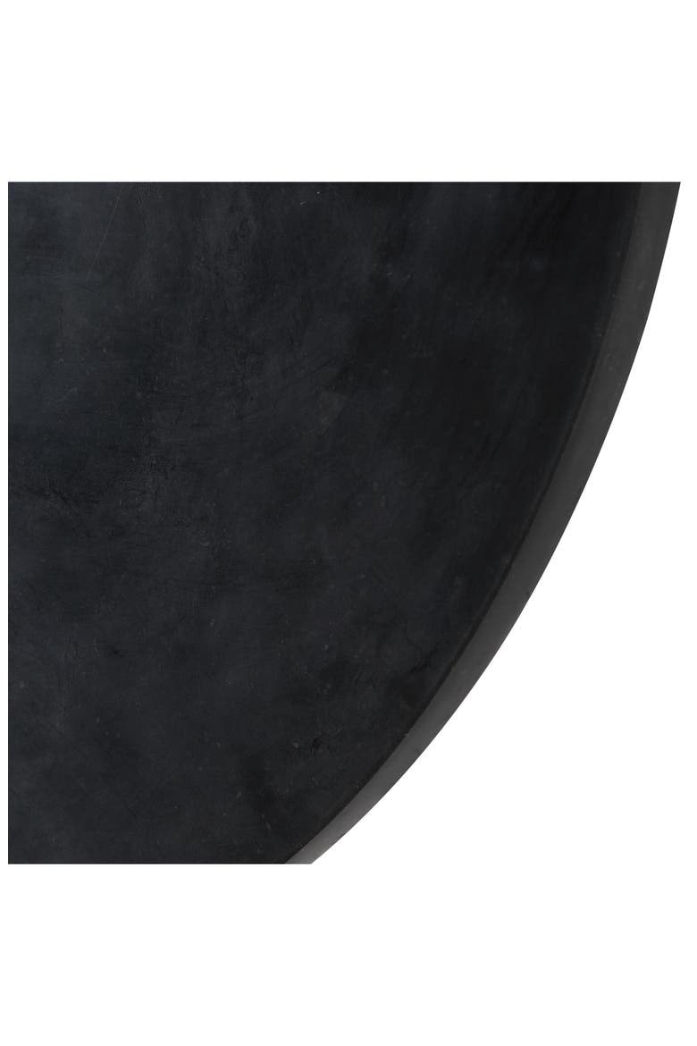 Dayton Marble Wall Clock, Alternate, color, BLACK