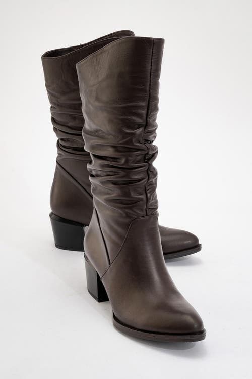 Forever & Always Shoes Soule Leather Boot In Brown