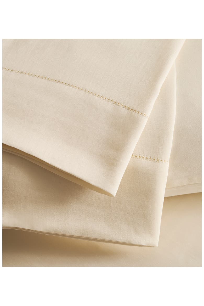 Ladder Stitch 300 Thread Count Sheet Set, Alternate, color, IVORY