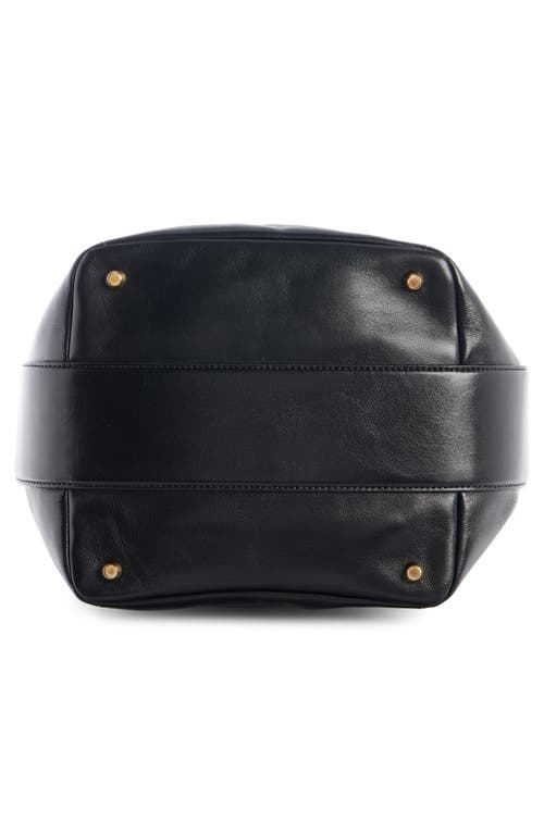 Chloé Sac Porté Épaule Camera Chain En Cuir Brillant Femme Noir Taille Onesize 100% Bubalus Bubalis, Farme In 001 Black