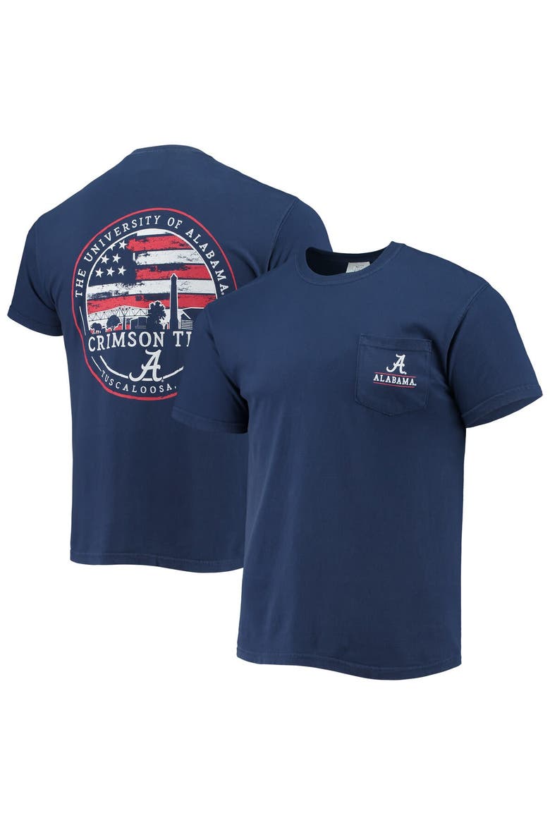 Men's Navy Alabama Crimson Tide Campus Americana T-Shirt, Main, color, Navy