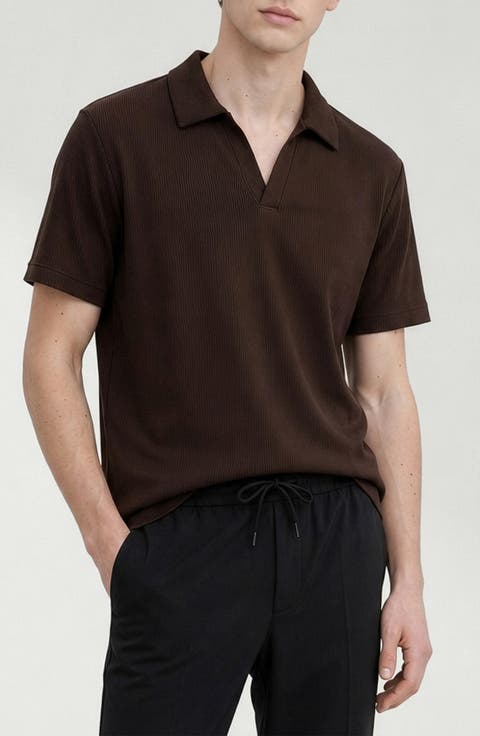 Ribbed Jonny Collar Polo